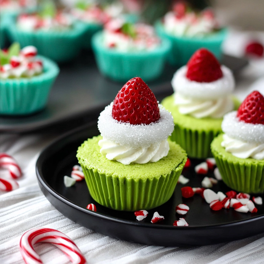 Grinch Mini Cheesecakes That Steal the Show 3 Grinch Mini Cheesecakes