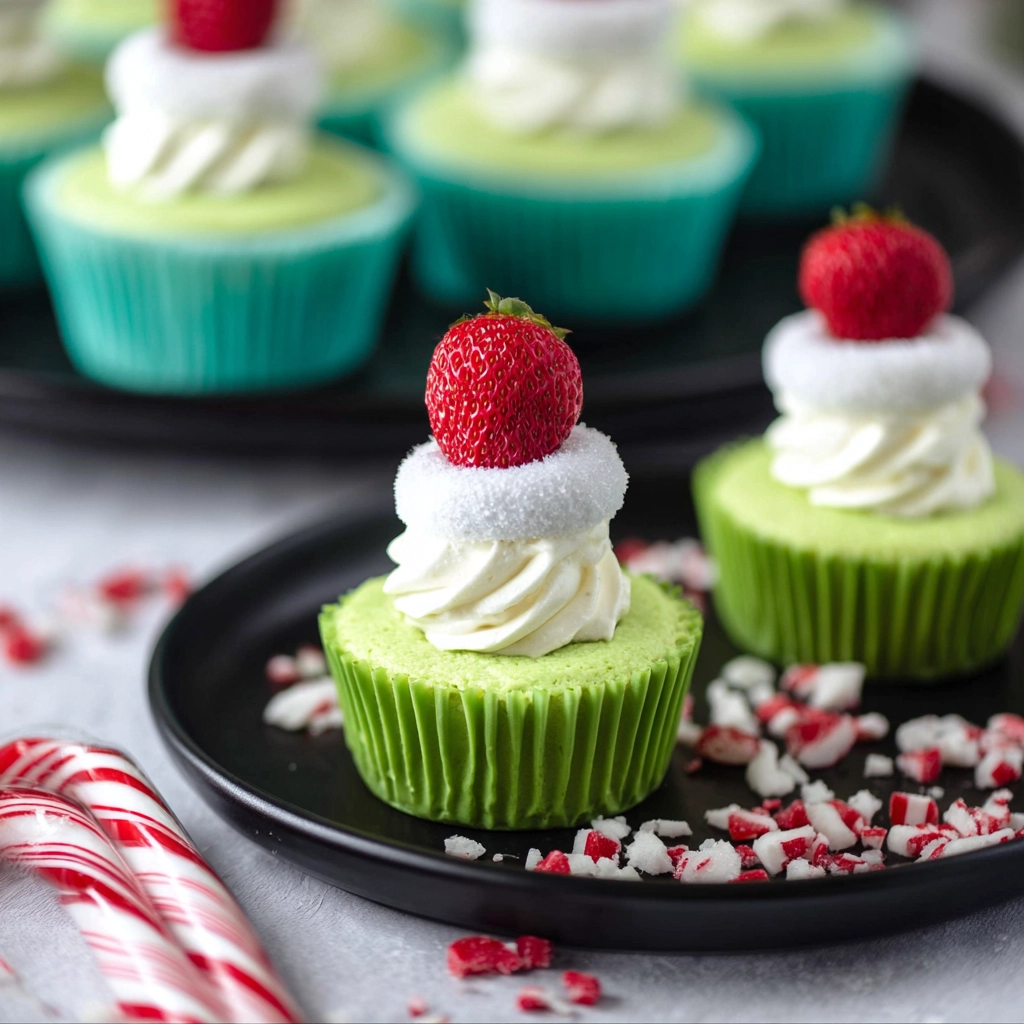 Grinch Mini Cheesecakes That Steal the Show 4 Grinch Mini Cheesecakes