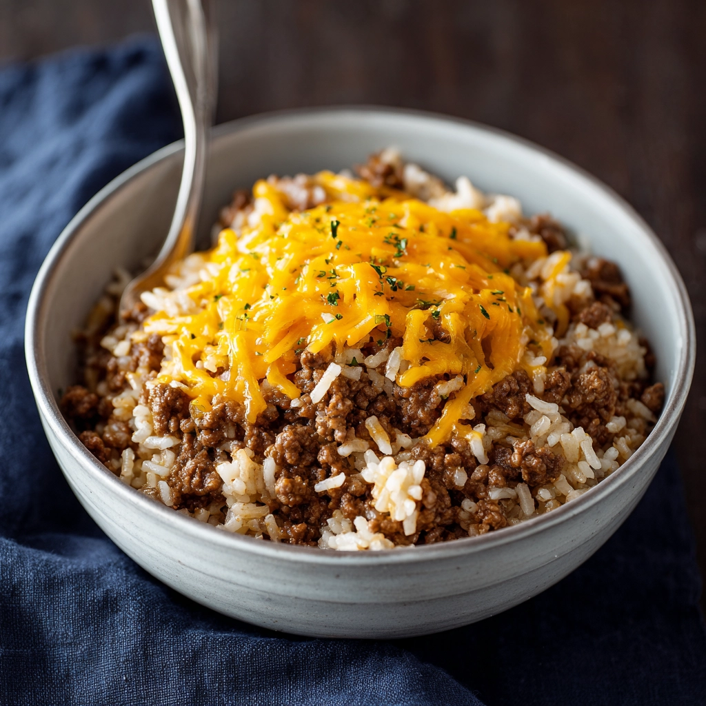 Ground Beef and Rice Casserole