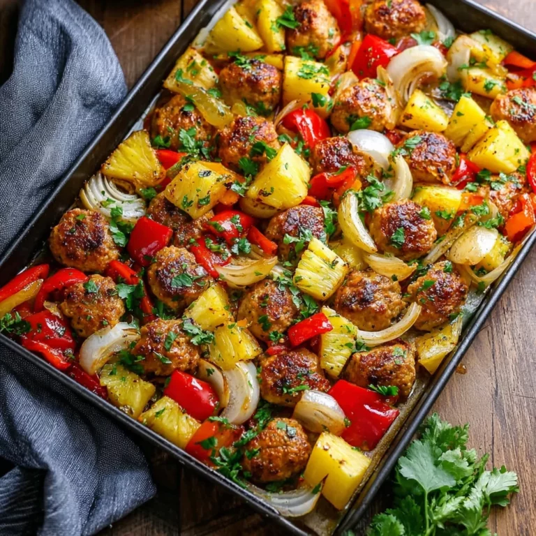 Hawaiian Sheet Pan Chicken