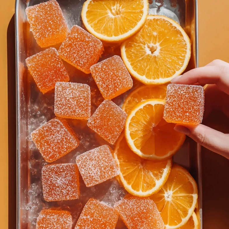 Homemade Orange Candy