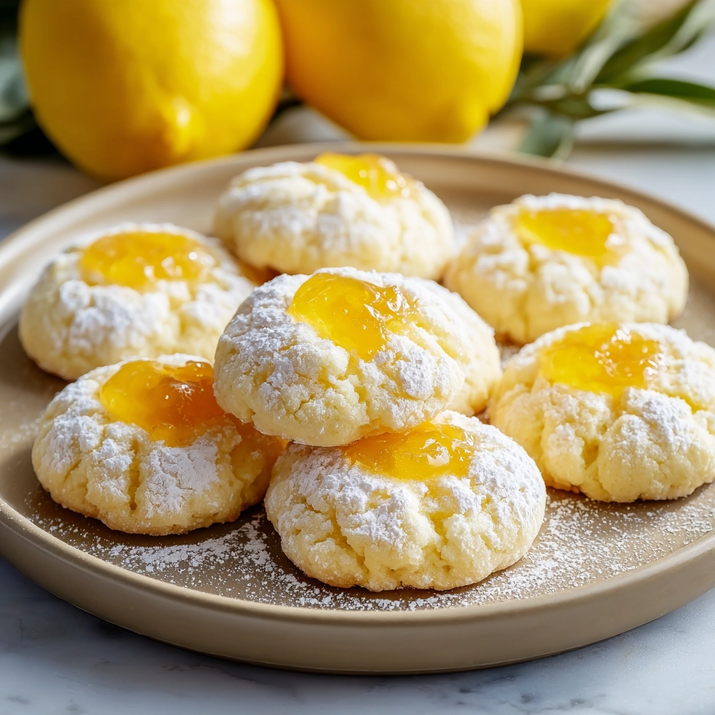 Lemon Thumbprint Cookies