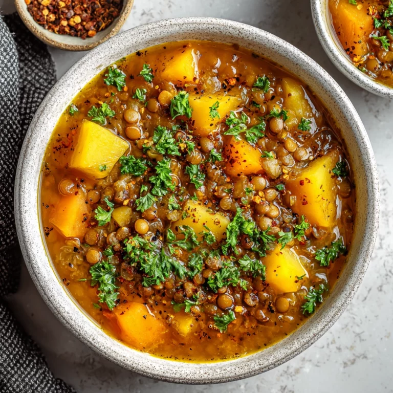 Lentil Potato Soup