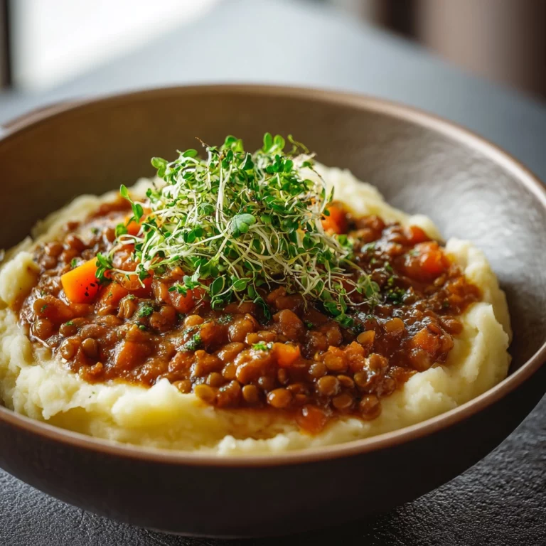 Lentil Stew with Mash