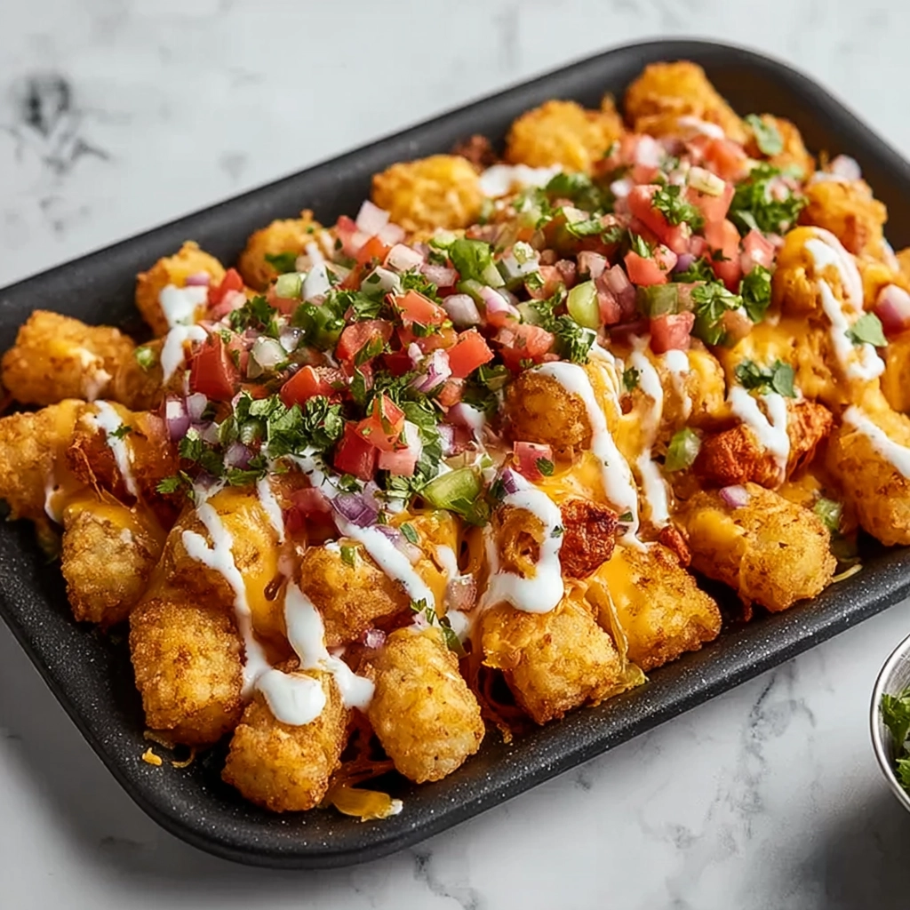 Loaded Tater Tot Nachos