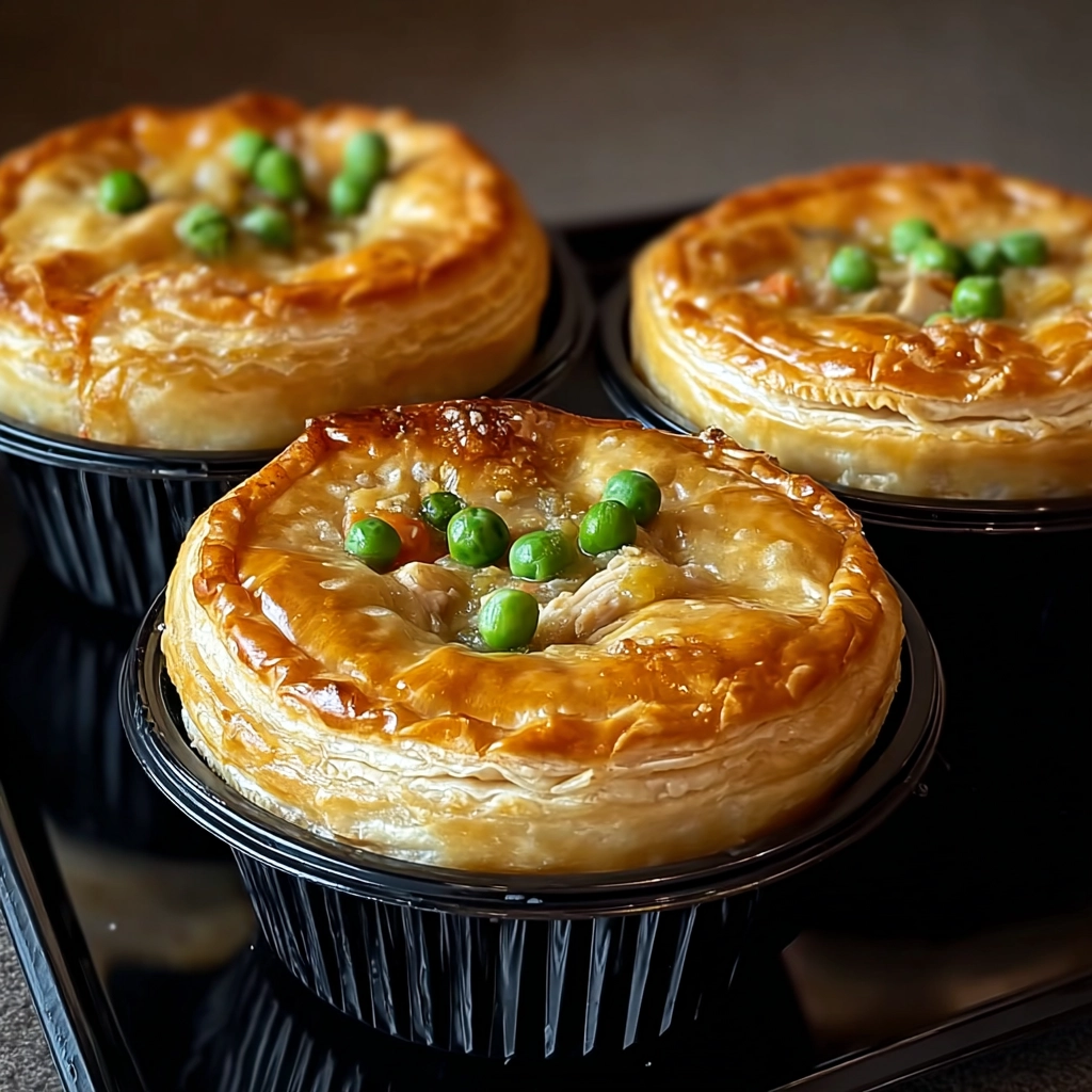 Mini Chicken Pot Pies for a Cozy, Homemade Dinner 4 Mini Chicken Pot Pies