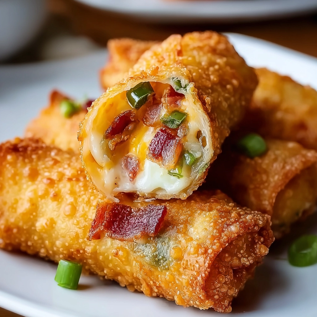 Mini Jalapeno Popper Egg Rolls