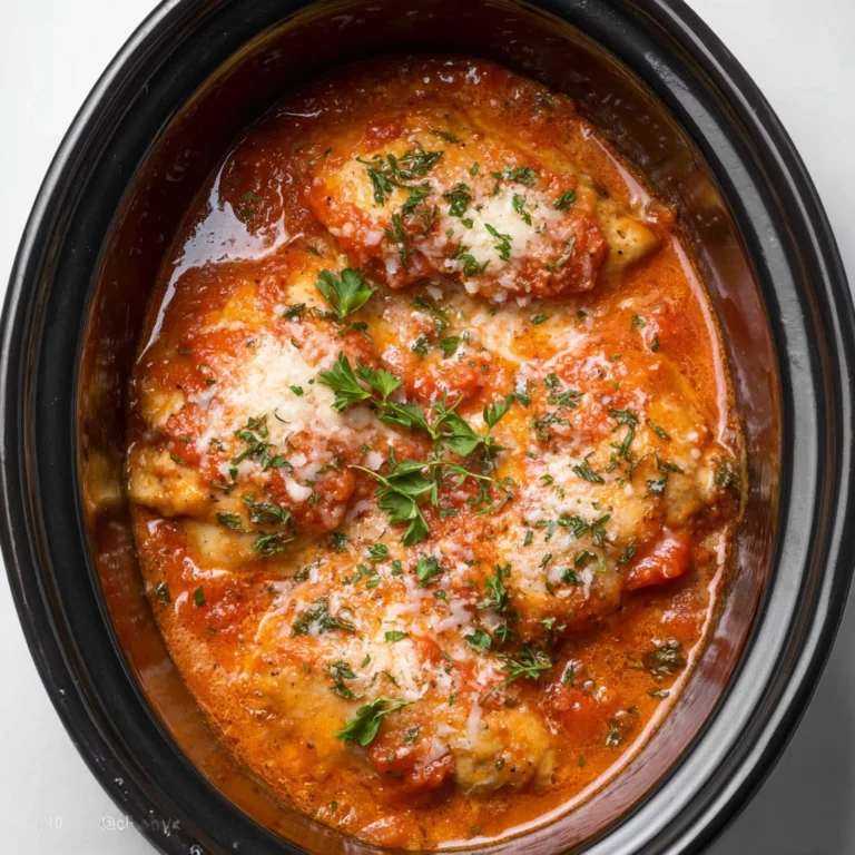 Slow Cooker Tomato Basil Chicken