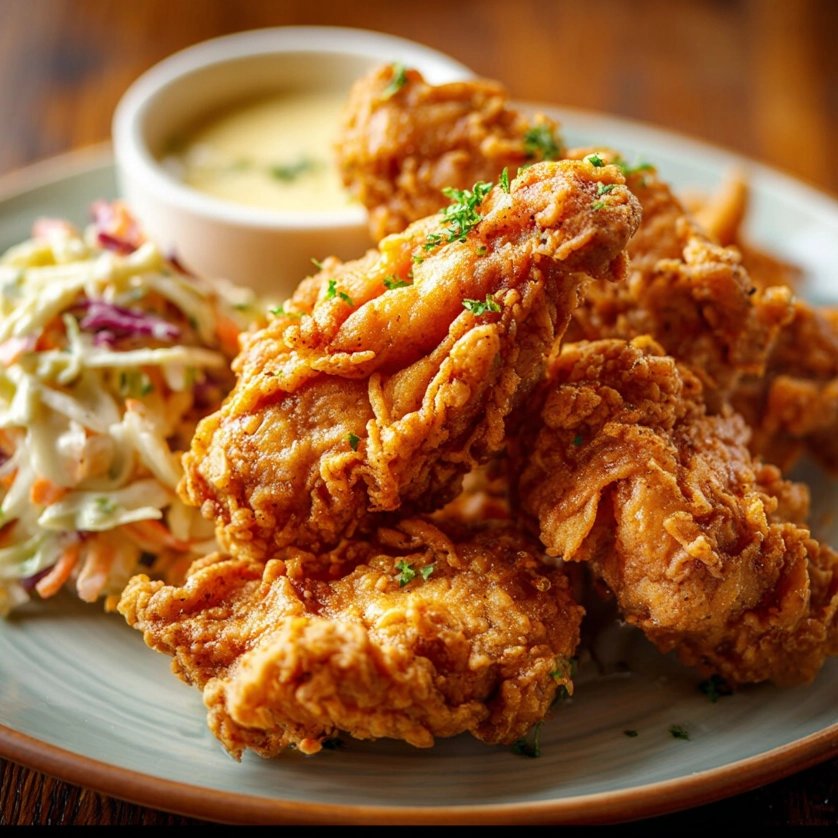 Southern Fried Chicken With a Golden Brown Crust 4 Southern Fried Chicken