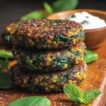 Spinach Lentil Burgers That Are Crispy, Healthy, and Easy 5 Spinach Lentil Burgers