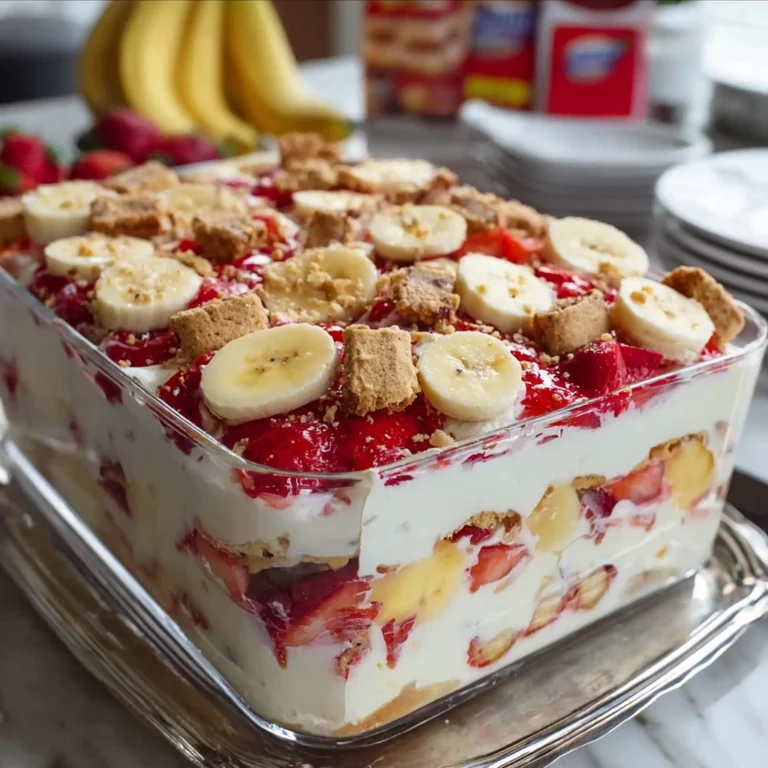 Strawberry Banana Pudding