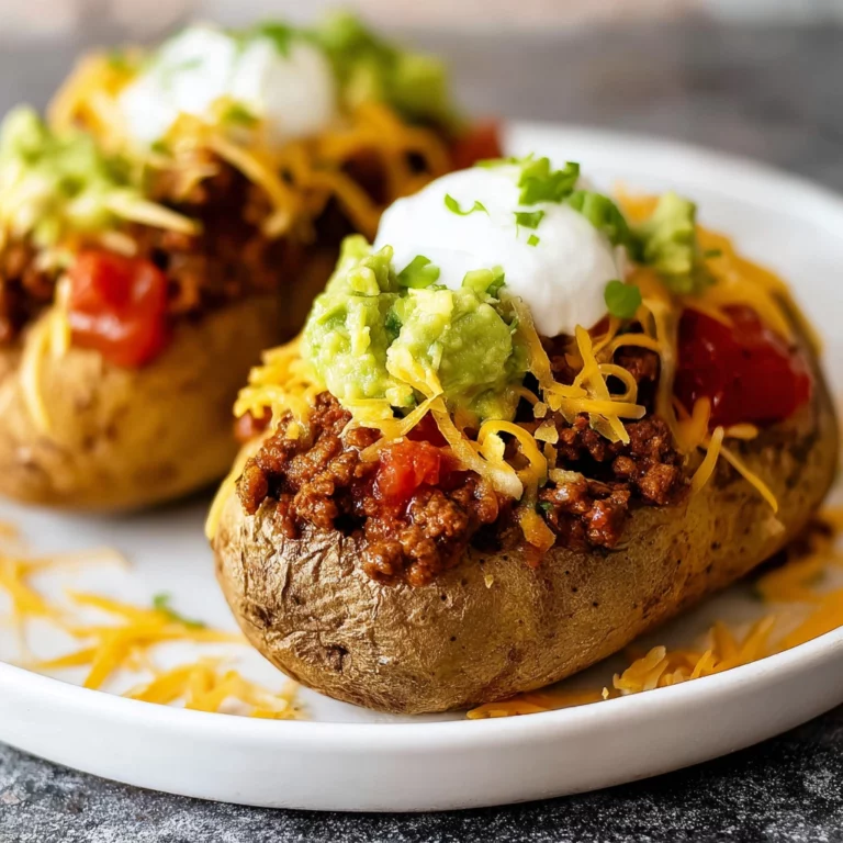 Taco Stuffed Potatoes