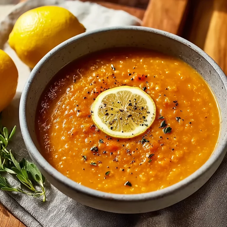 Weight Loss Red Lentil Soup