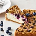 Blueberry Crumble Cheesecake