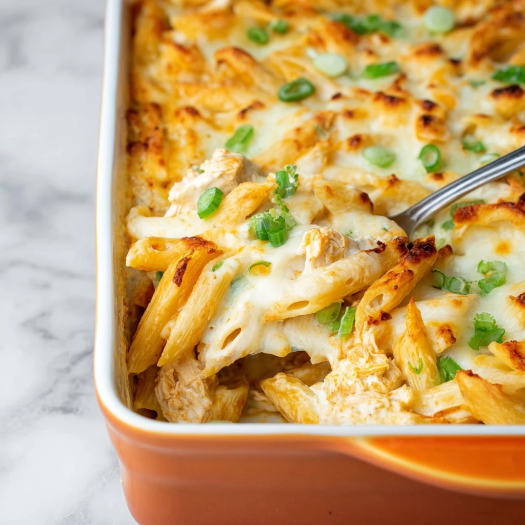 Buffalo Chicken Casserole