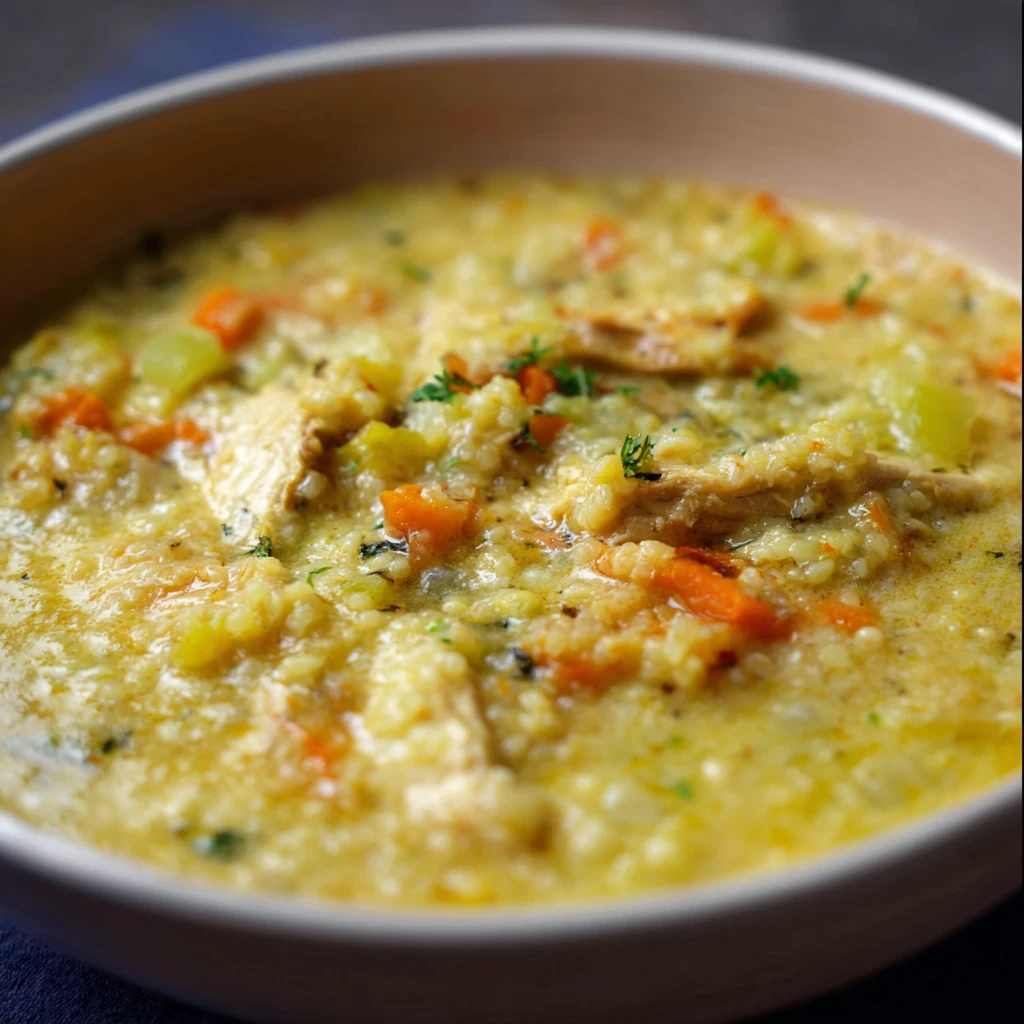 Cauliflower Chicken Soup