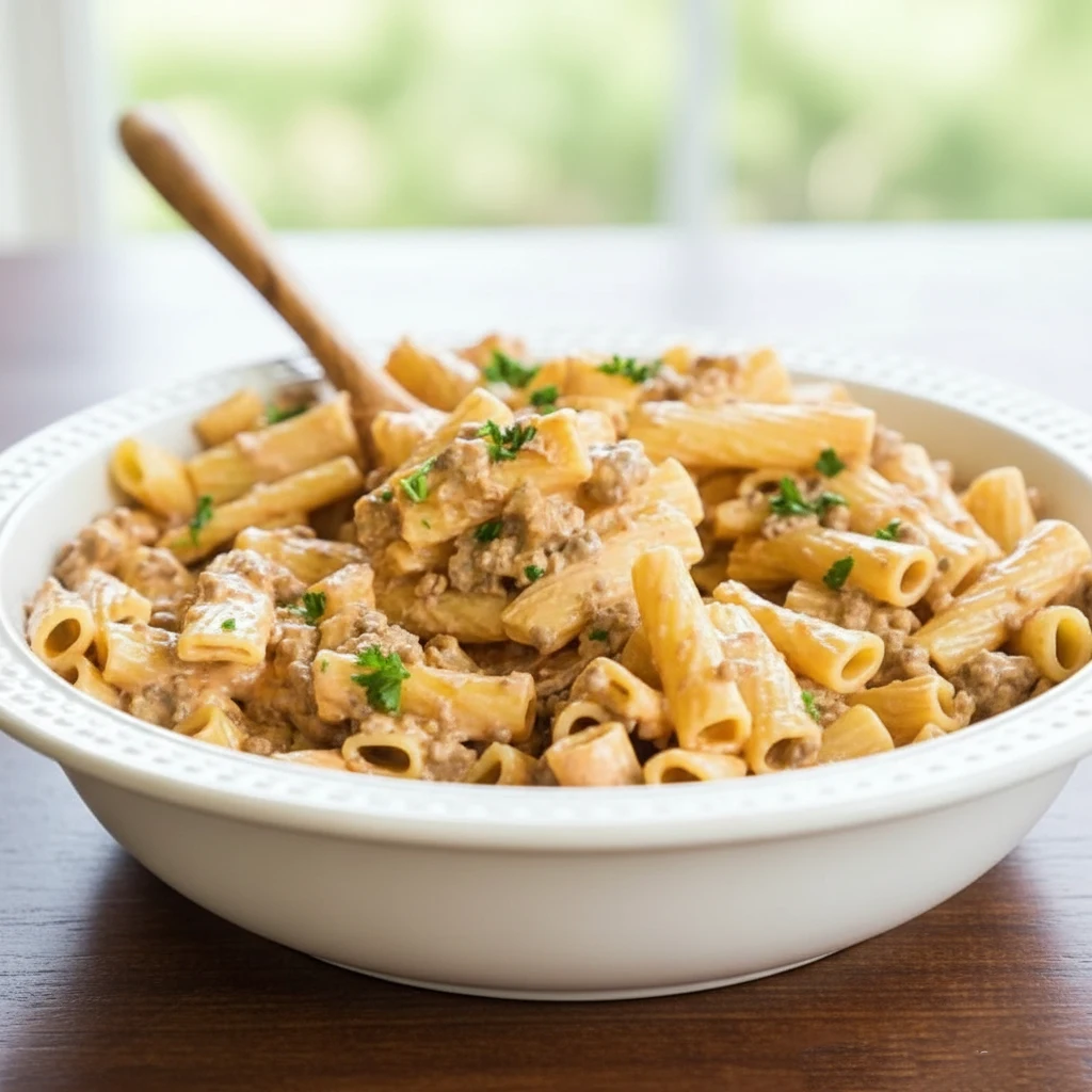Cheeseburger Pasta