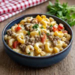 Cheesesteak Mac and Cheese