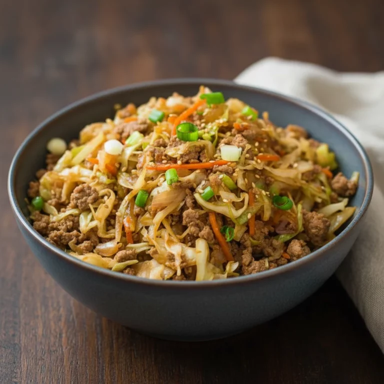 Chicken Egg Roll in a Bowl