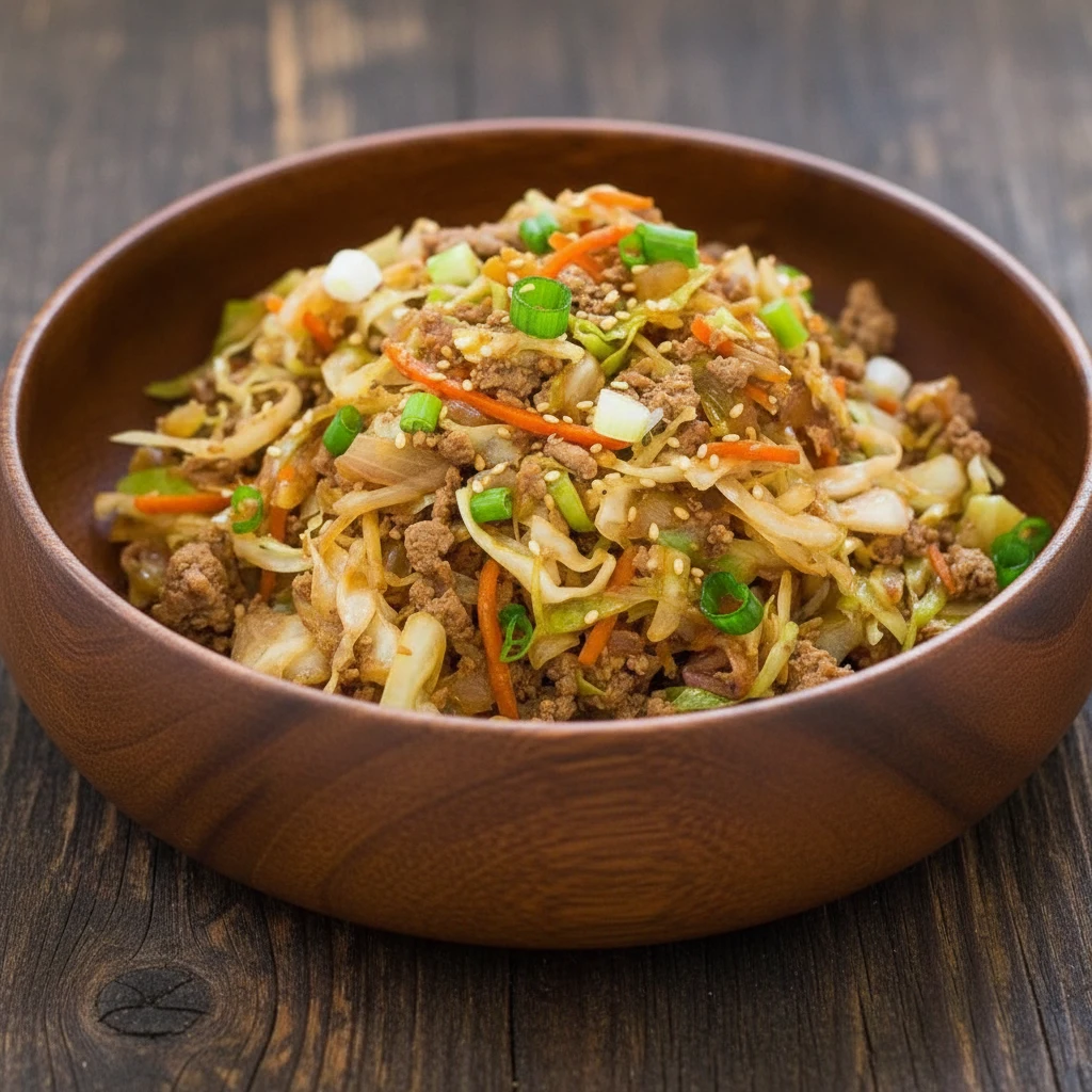 Chicken Egg Roll in a Bowl – Quick, Healthy Dinner You’ll Crave 4 Chicken Egg Roll in a Bowl
