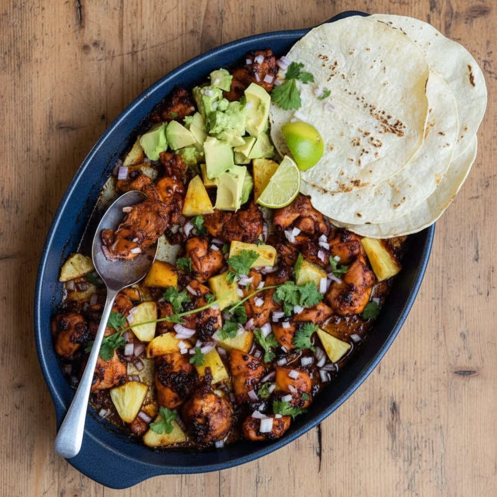 Chicken Pineapple Tacos – Easy Sheet Pan Dinner with Sweet & Spicy Flavor 4 Chicken Pineapple Tacos