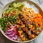 Chicken Satay Salad Bowl