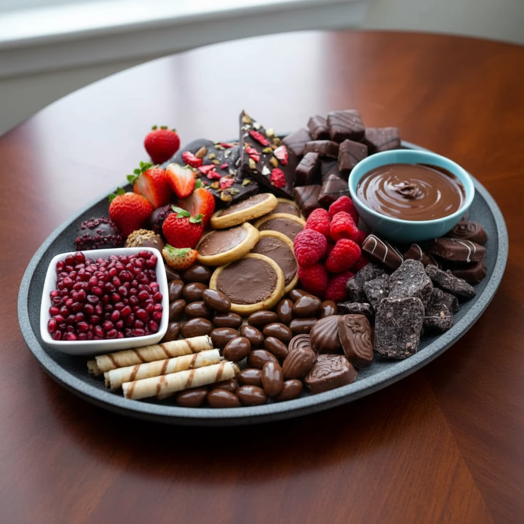 Chocolate Charcuterie Board – Ultimate Dessert Platter Idea 4 Chocolate Charcuterie Board