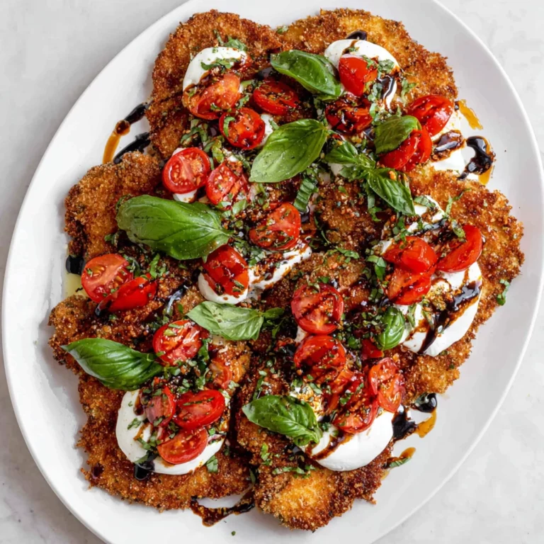 Crispy Chicken Caprese