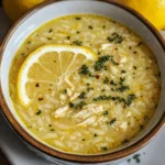 Crockpot Lemon Chicken Soup