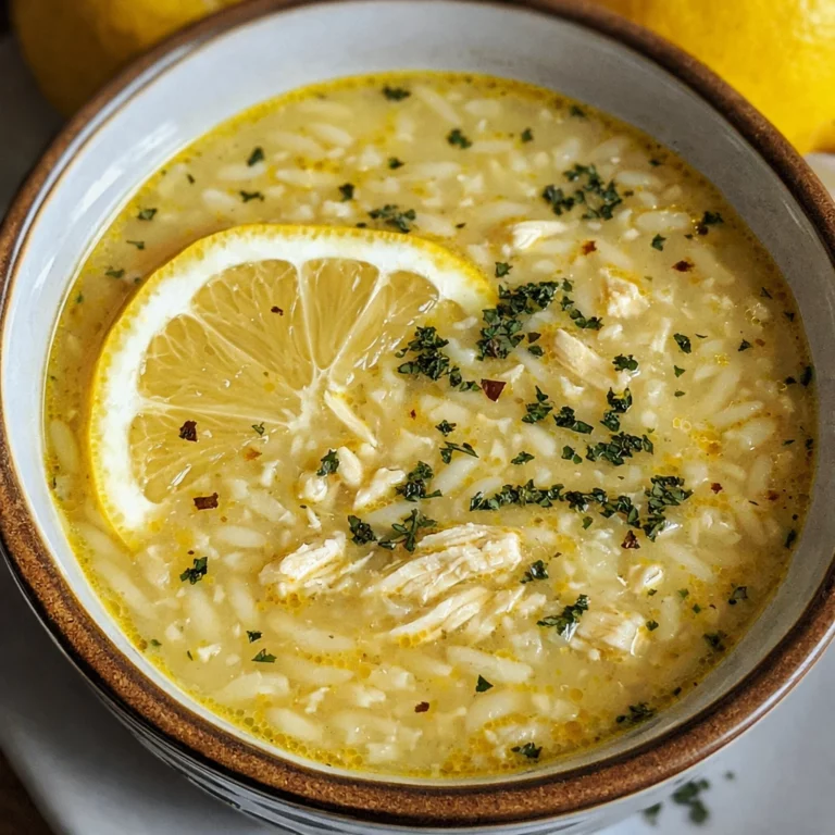 Crockpot Lemon Chicken Soup