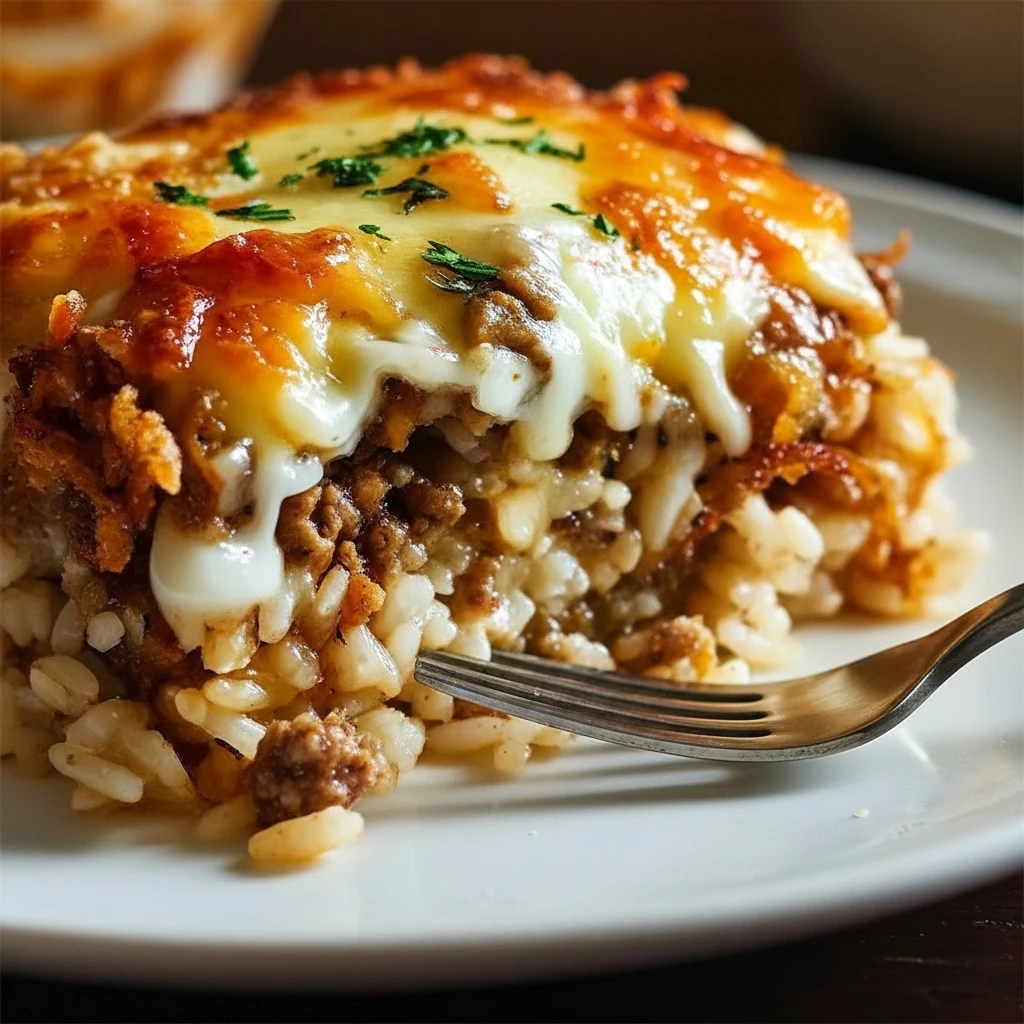 French Onion Beef Casserole – Ultimate Cheesy Comfort Bake 4 French Onion Beef Casserole