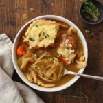 French Onion Chicken Soup