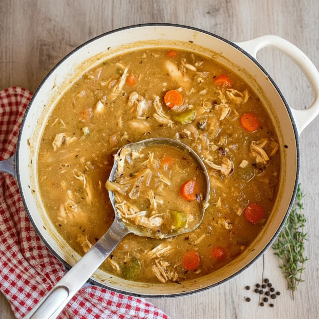 French Onion Chicken Soup