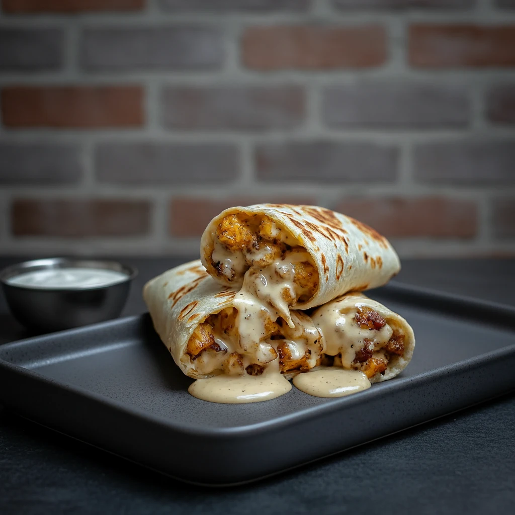 Garlic Chicken Wraps