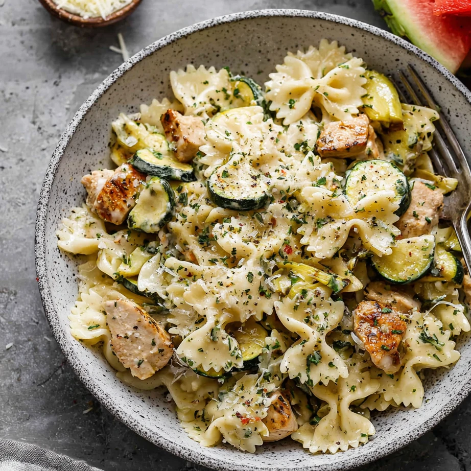 Lemon Parmesan Chicken Pasta