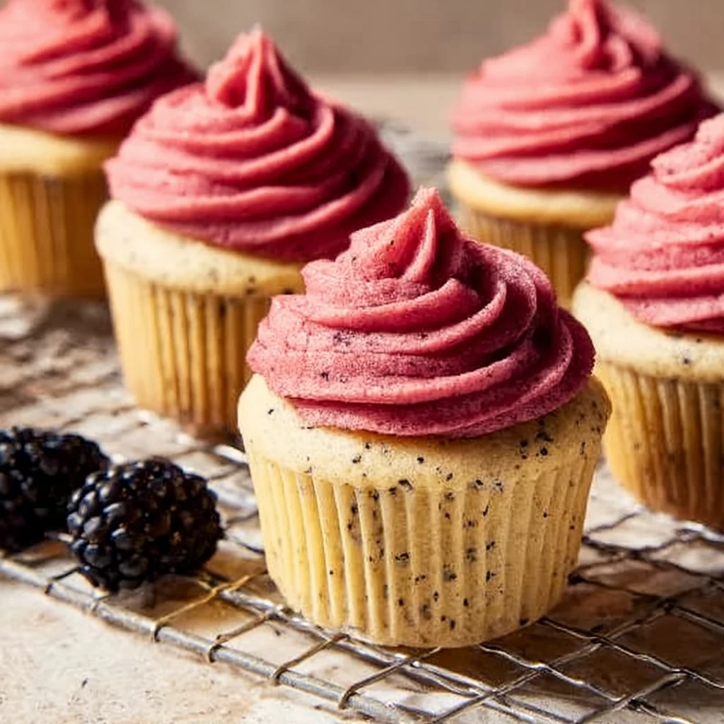 Lemon Poppy Seed Cupcakes