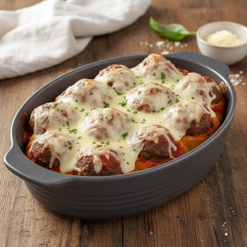 Meatball Bombs – Cheesy Garlic Bread Party Favorite 4 Meatball Bombs