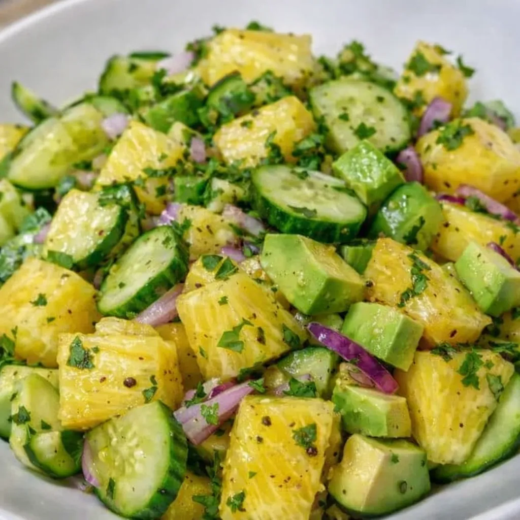 Pineapple Cucumber Salad – Refreshing & Easy Summer Side Dish 4 Pineapple Cucumber Salad