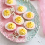 Pink Deviled Eggs