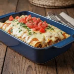 Queso Chicken Enchiladas
