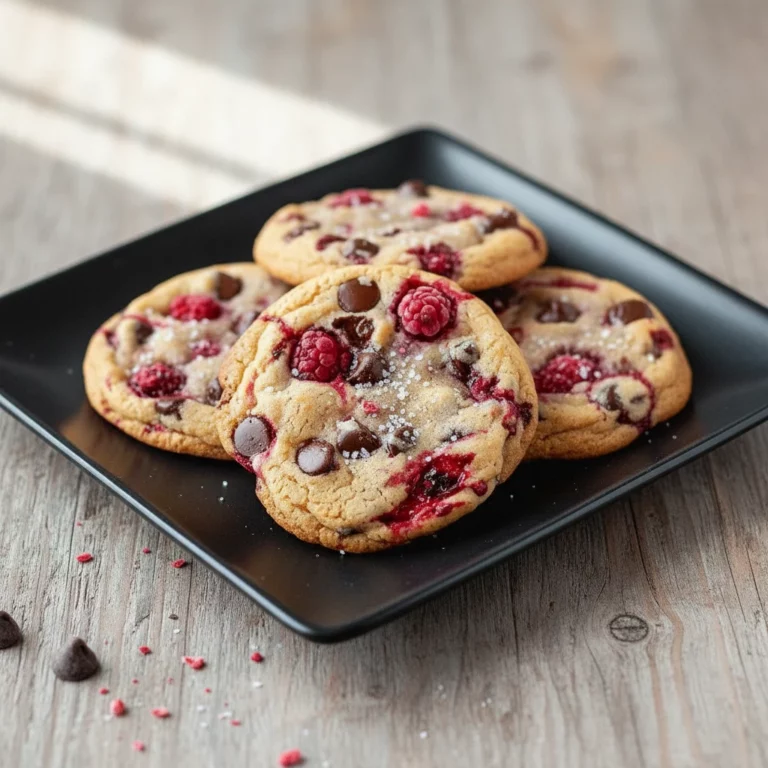 Raspberry Chocolate Chip Cookies
