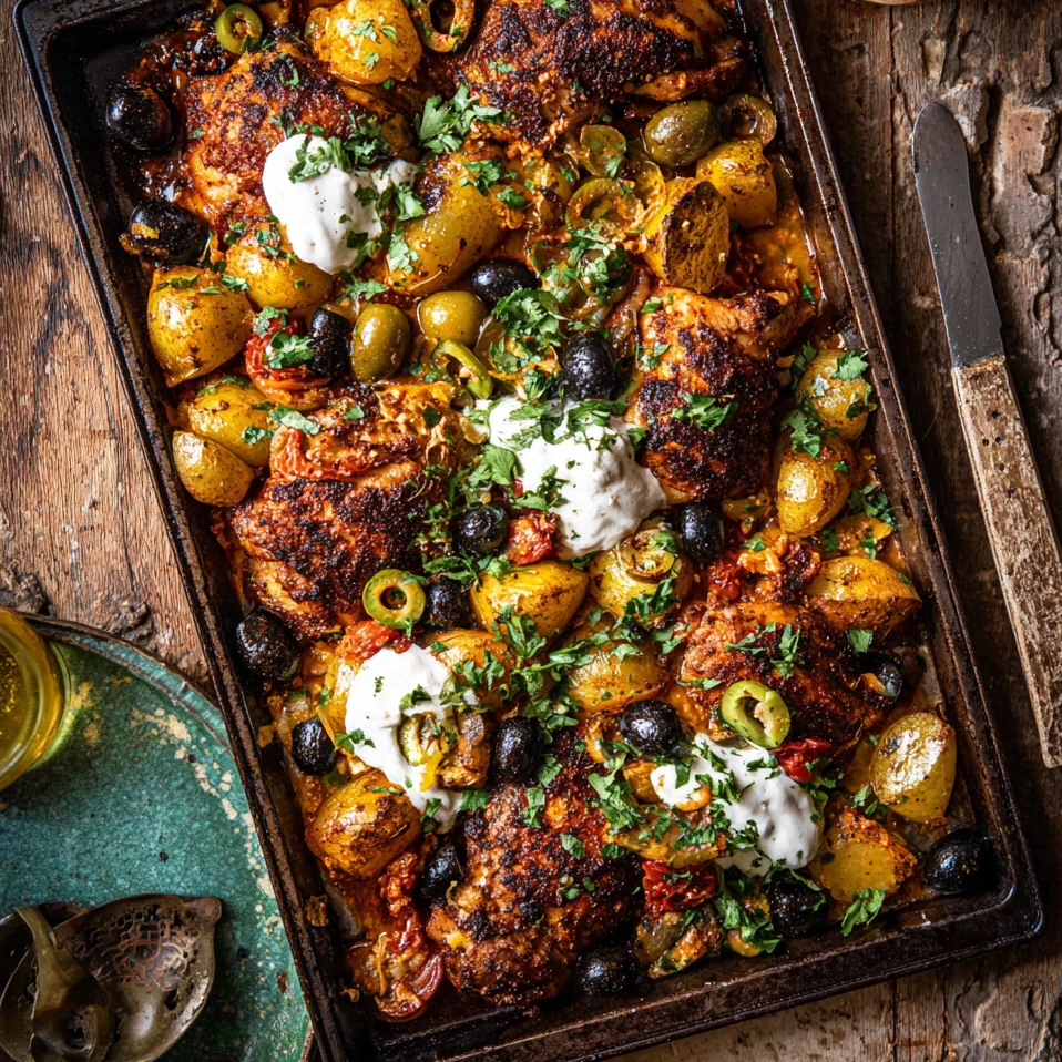 Sheet Pan Lemon Balsamic Chicken