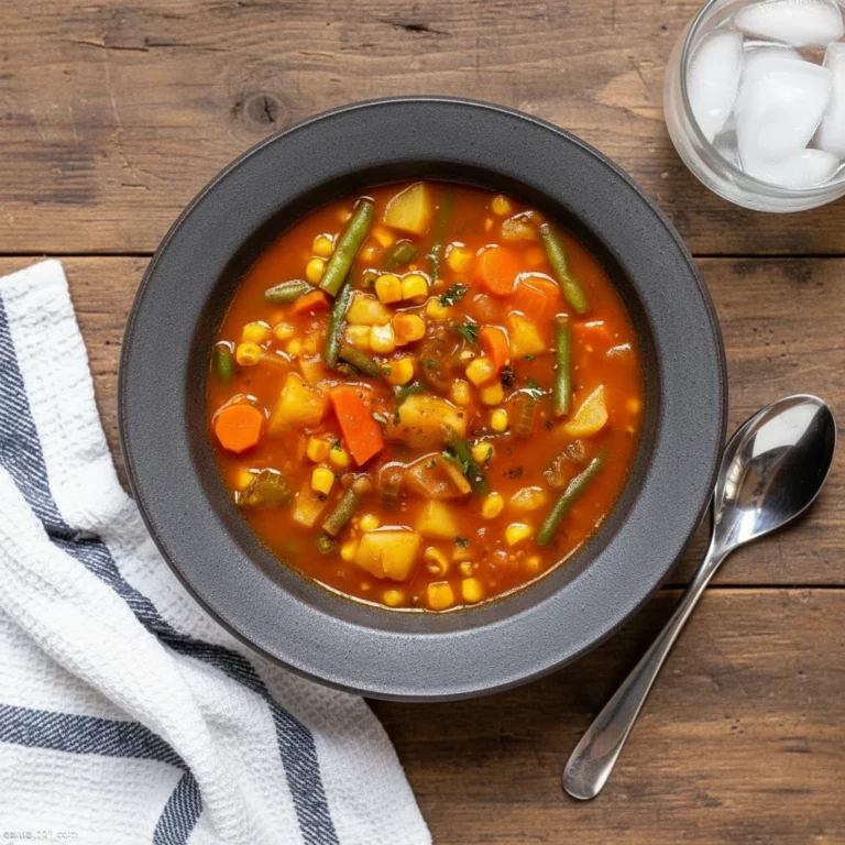 Slow Cooker Vegetable Soup