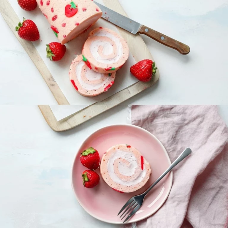 Strawberry Cake Roll