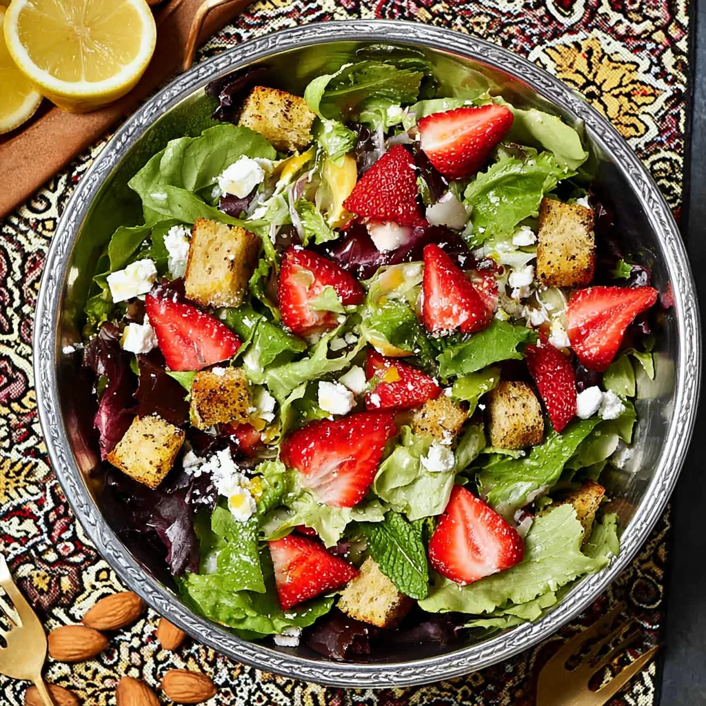 Strawberry Goat Cheese Salad