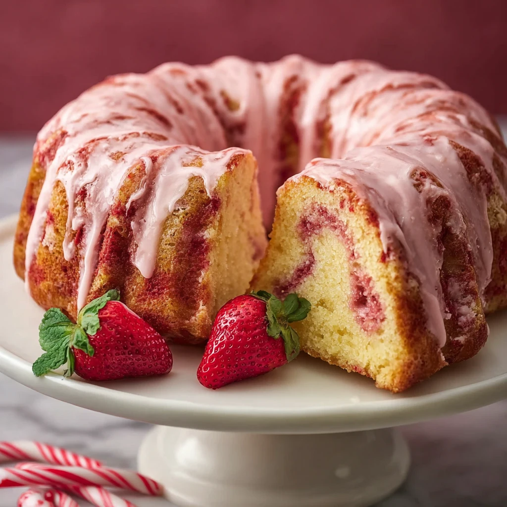 Strawberry Pound Cake