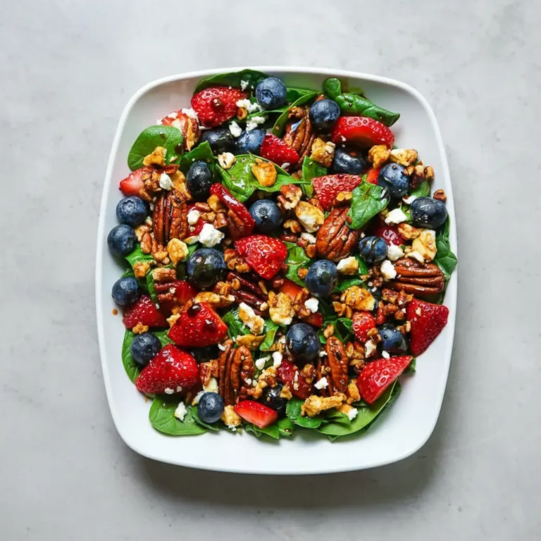 Strawberry Spinach Salad