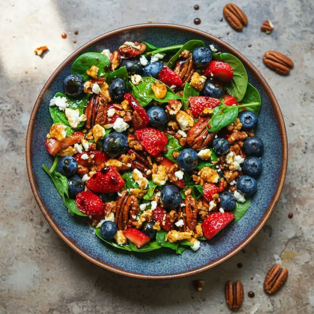 Strawberry Spinach Salad