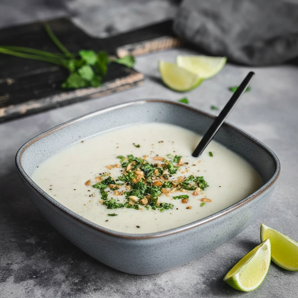 Thai Coconut Cauliflower Soup