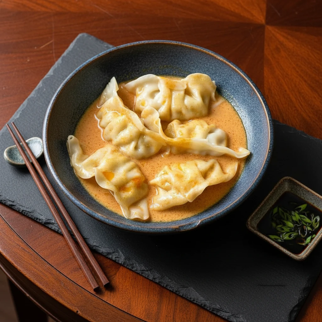 Thai Coconut Dumpling Soup